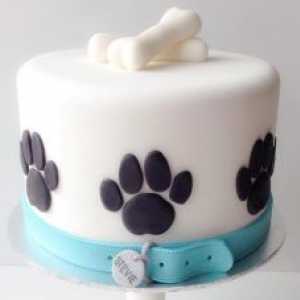 अपने कुत्ते के लिए जन्मदिन का केक बनाओ